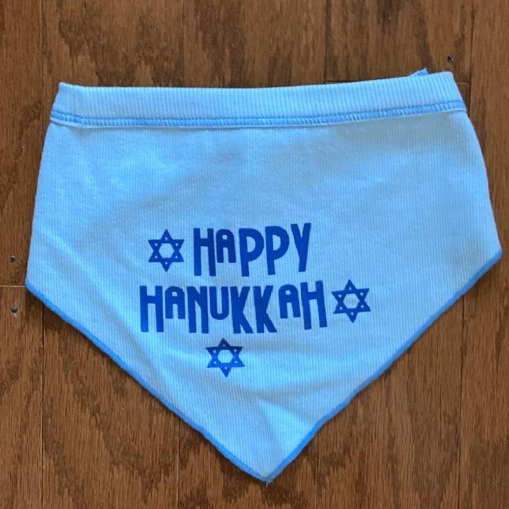 I See Spot Happy Hanukkah Pet Bandana NWOT